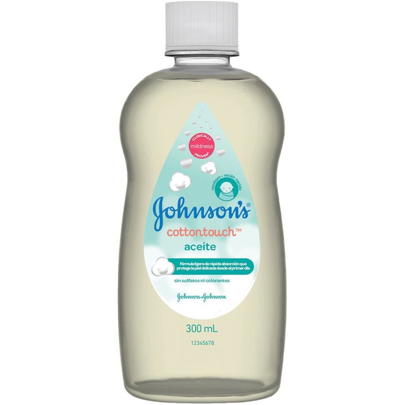 JOHNSONS ACEITE 300 ML. COTTON TOUCH