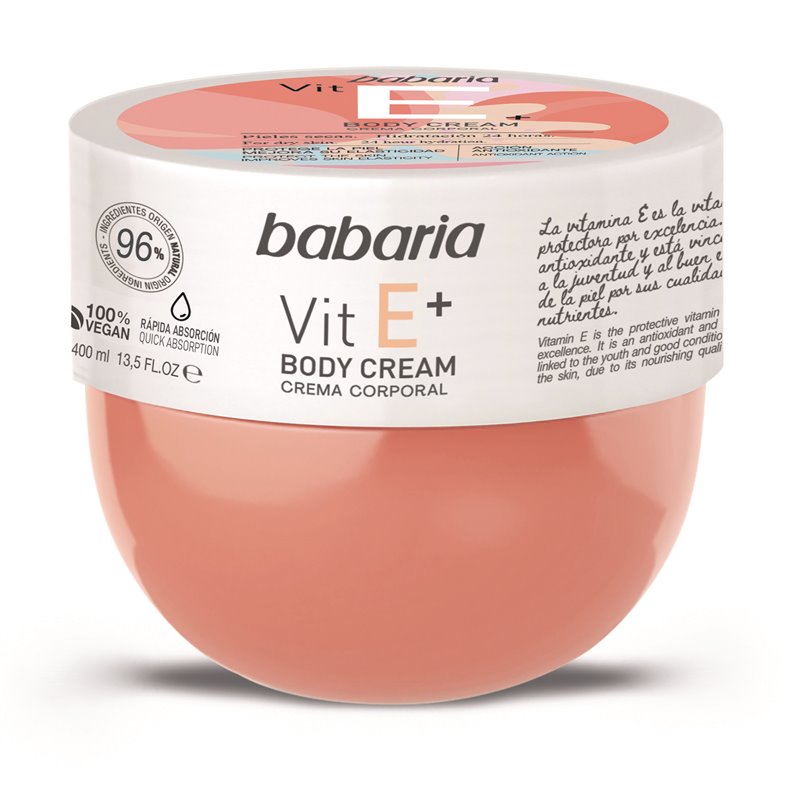 BABARIA CREMA CORPORAL VITAMINA E 400ML