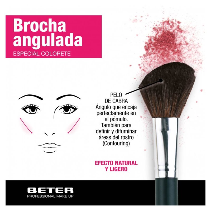 BETER PROFESSIONAL MAKE-UP BROCHA MAQ ANGULADA