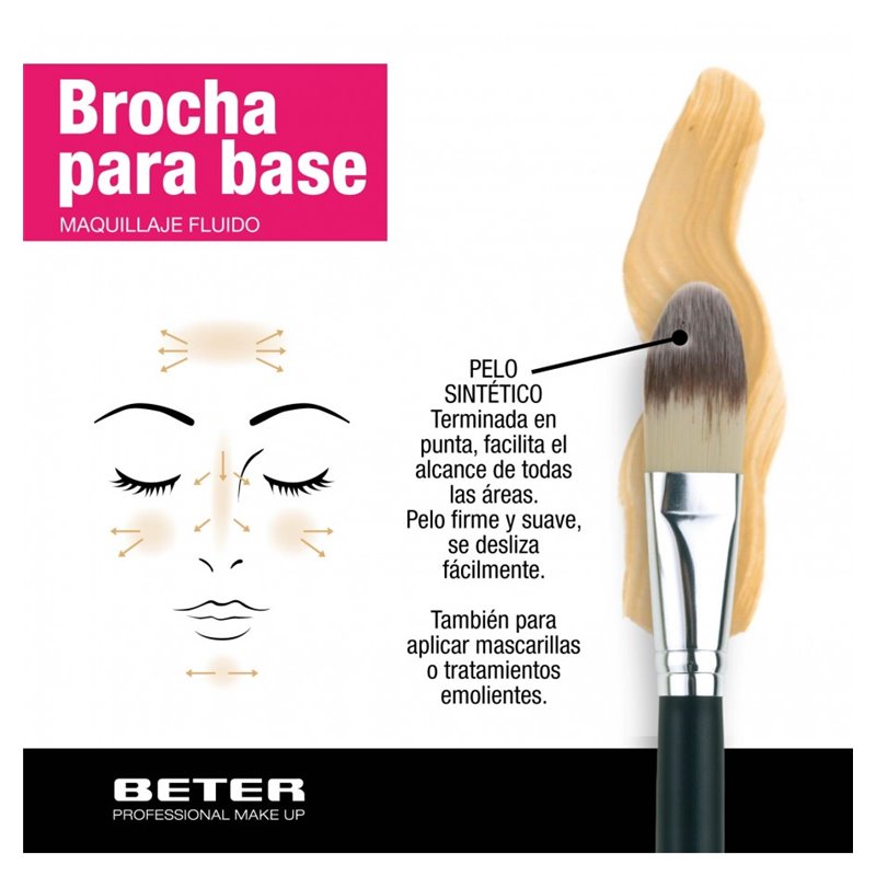 BETER PROFESSIONAL MAKE-UP BROCHA MAQ FLUIDO