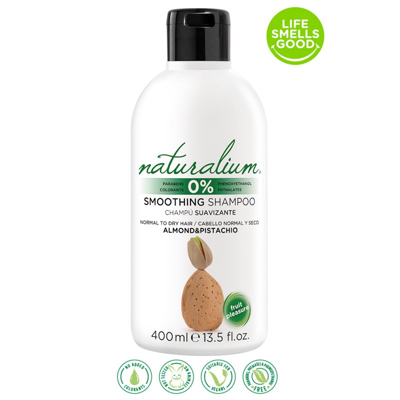 BE NATURALIUM CH ALMENDRA Y PISTACHO 400ML