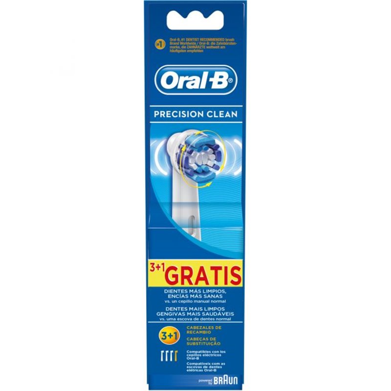 ORAL-B CEP DENT ELEC REC PRECISION CLEAN 3+1UNID