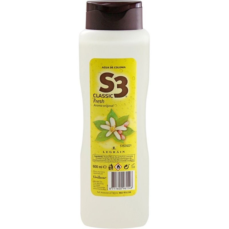 S-3 COL CLASSIC FRESH 600ML