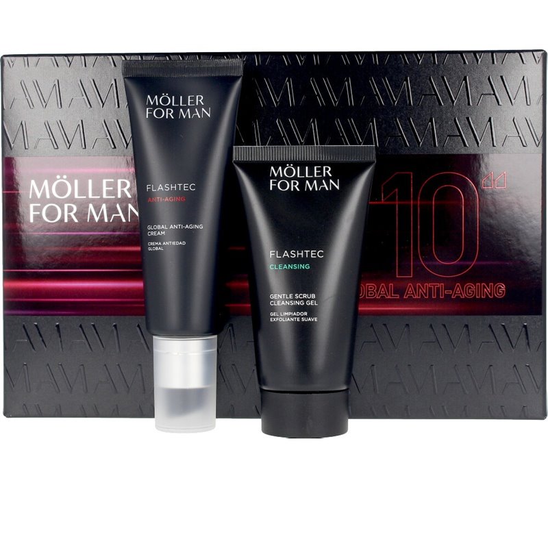 AM FOR MAN GLOBAL ANTI-AGING SET CREAM+CLEANSER