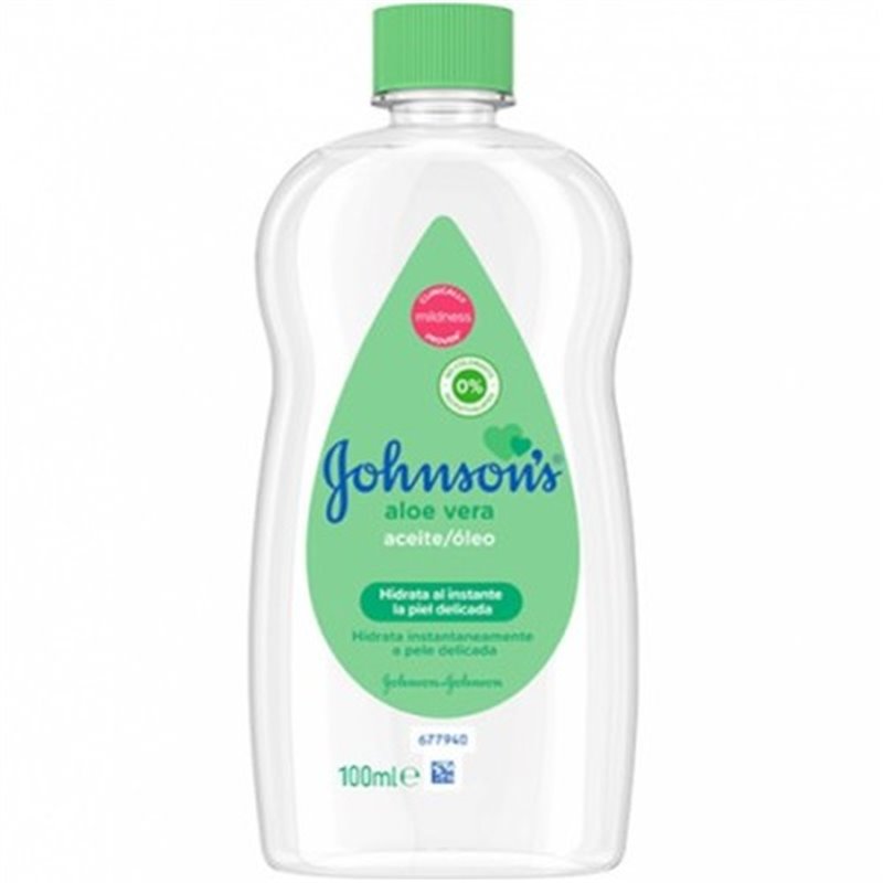 JOHNSONS MINI ACEITE ALOE 100ML.