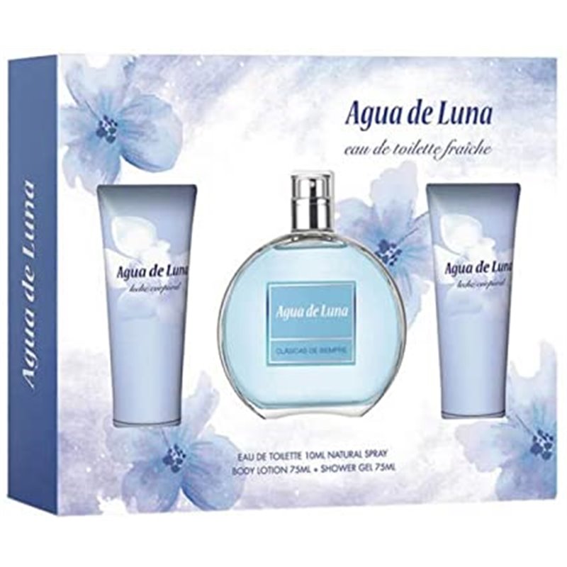 AGUA DE LUNA SET 100VAPO+BODY 75ML.+GEL 100ML.