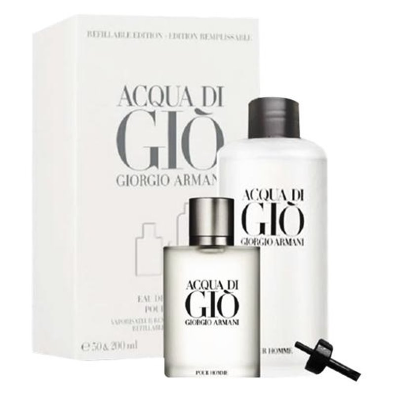 ARMANI ACQUA GIO HOMME EDT 200VAPO+50VAPO