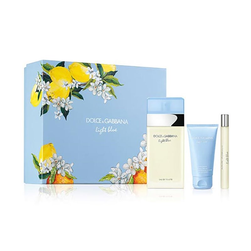 D&G LIGHT BLUE COFRET EDT 100VAPO+BODY+10VAPO NAVIDAD 2021