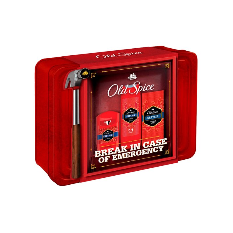 OLD SPICE CAPTAIN CAJA METAL