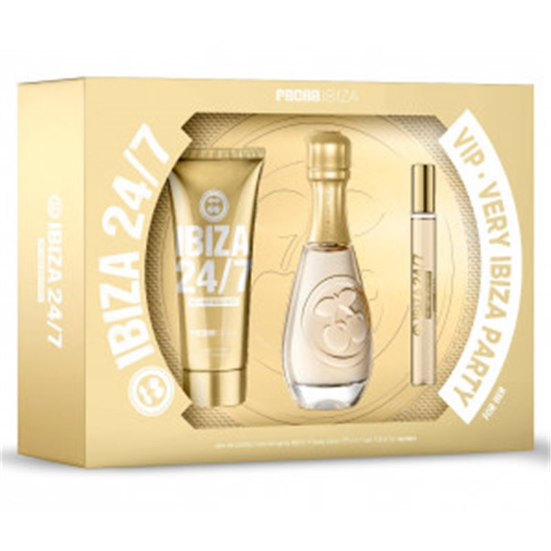 PACHA 24/7 VIP MUJER SET EDT 80VAPO+BODY+10VAPO