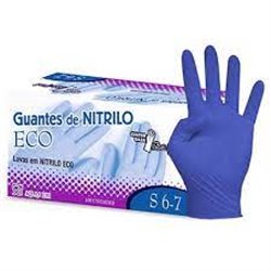 BEHOLI GUANTES NITRILO T/PEQ.6-7 100UND ECO