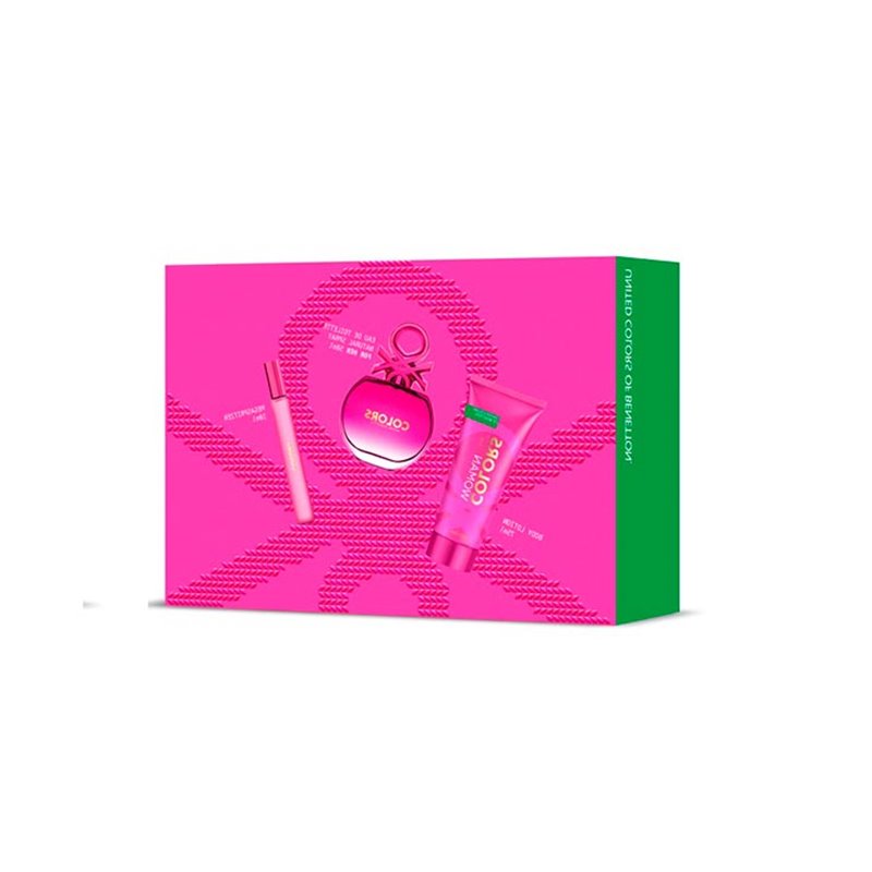 BENETTON PINK SET 50VAPO+10VAPO+BODY