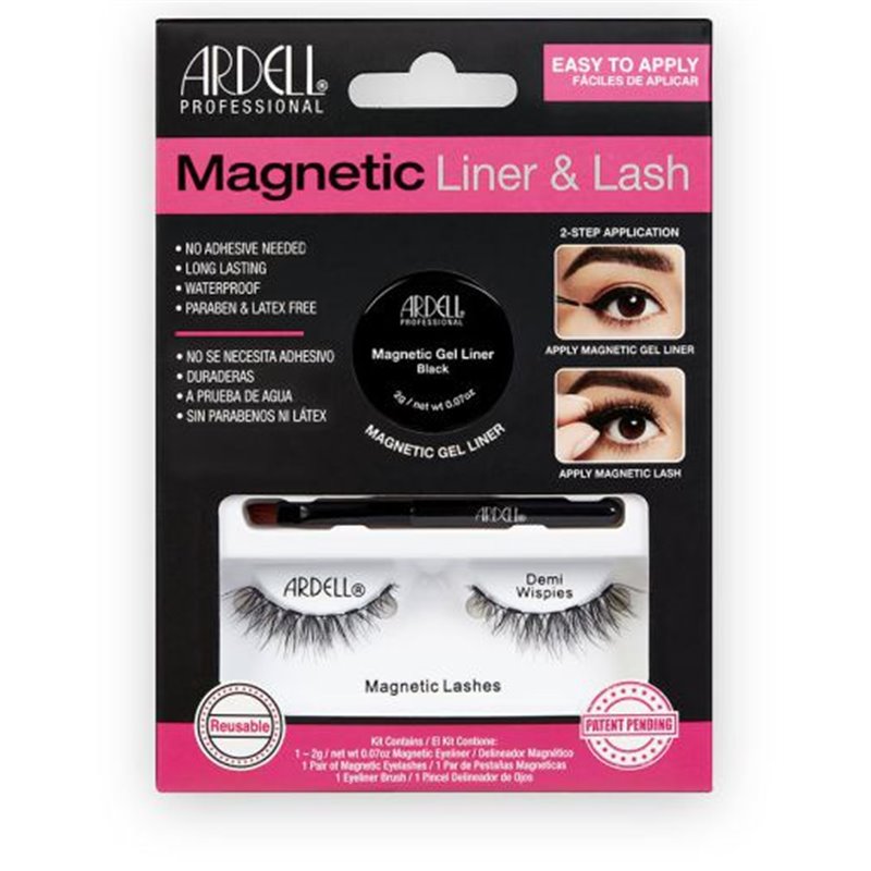 ARDELL PESTAÑAS MAGNETICAS Y LINER DEMI WISPIES A-3