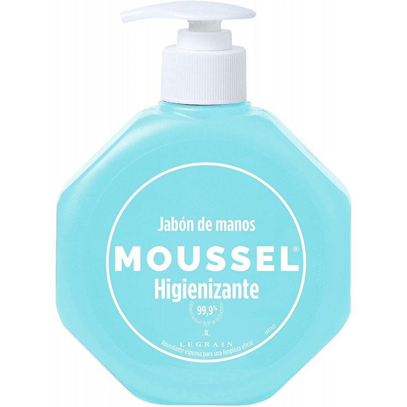 MOUSSEL JABON MANOS 300ML. HIGIENIZANTE C/DOSIFICADOR