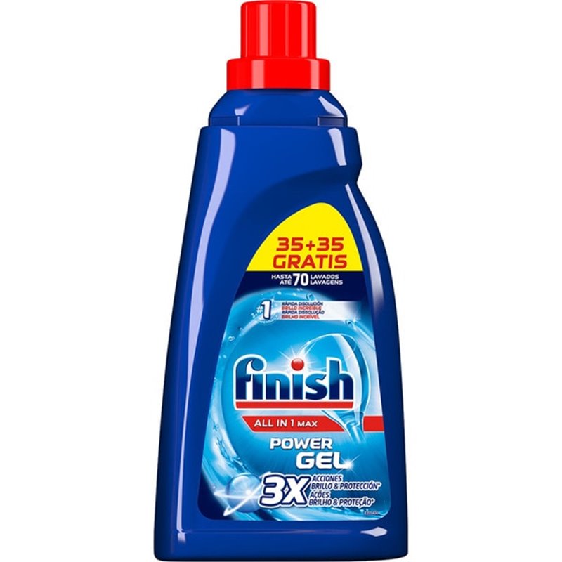 FINISH GEL TODO EN 1 35+35 LAVADOS 1400ML.