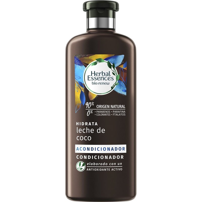 HERBAL ESSENCES ACOND BIO-RENEW 400ML. HIDRATA LECHE DE COCO