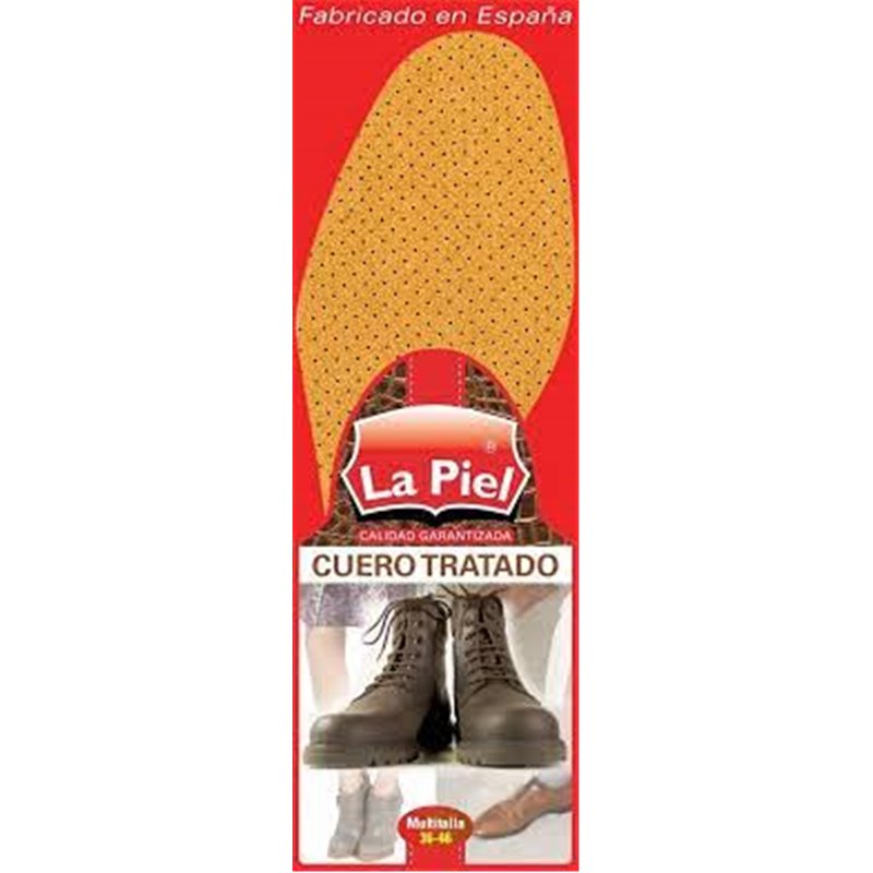 LA PIEL PLANTILLA CUERO MULTI-TALLA