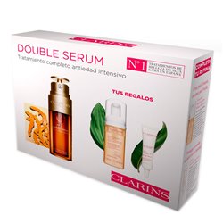 CLARINS COFRE DOBLE SERUM 50ML.+MOUSSE LIMPIADOR+UV PLUS 2022