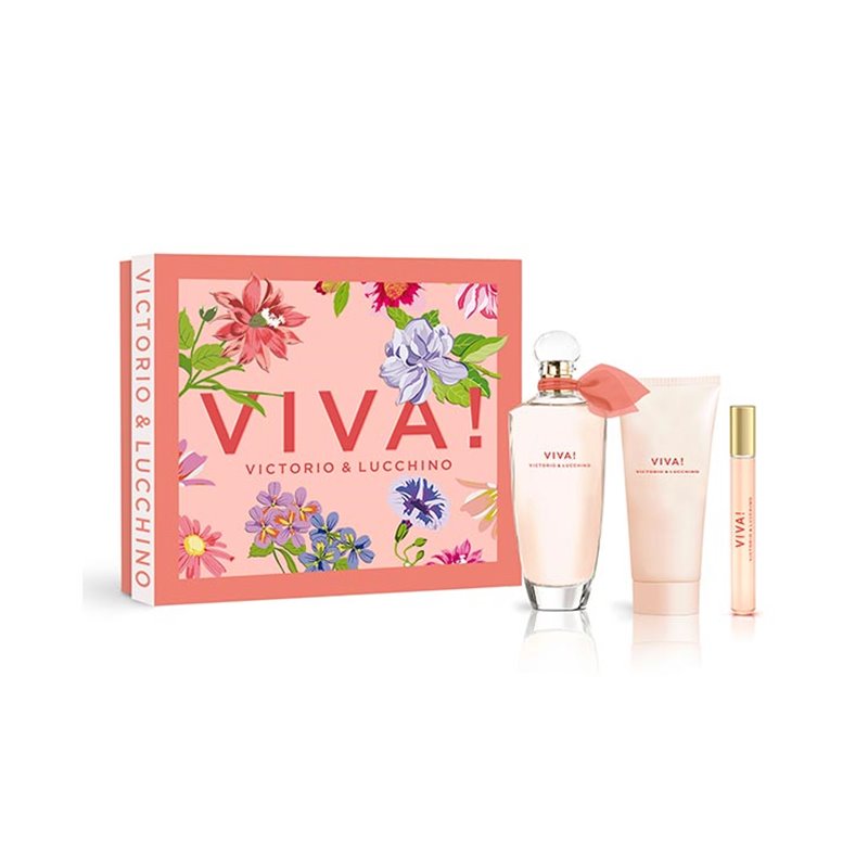 V&L VIVA! SET EDT 100VAPO+BODY 75ML+MINI 10VAPO