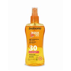 BABARIA SOLAR AQUA SPRAY FOTOPROTECTOR SPF30 200ML.