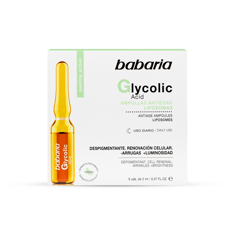 BABARIA AMPOLLAS 5UND GLYCONIC ACID