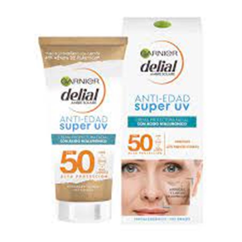 DELIAL SOLAR FACIAL ANTI-EDADSPF50 50ML.