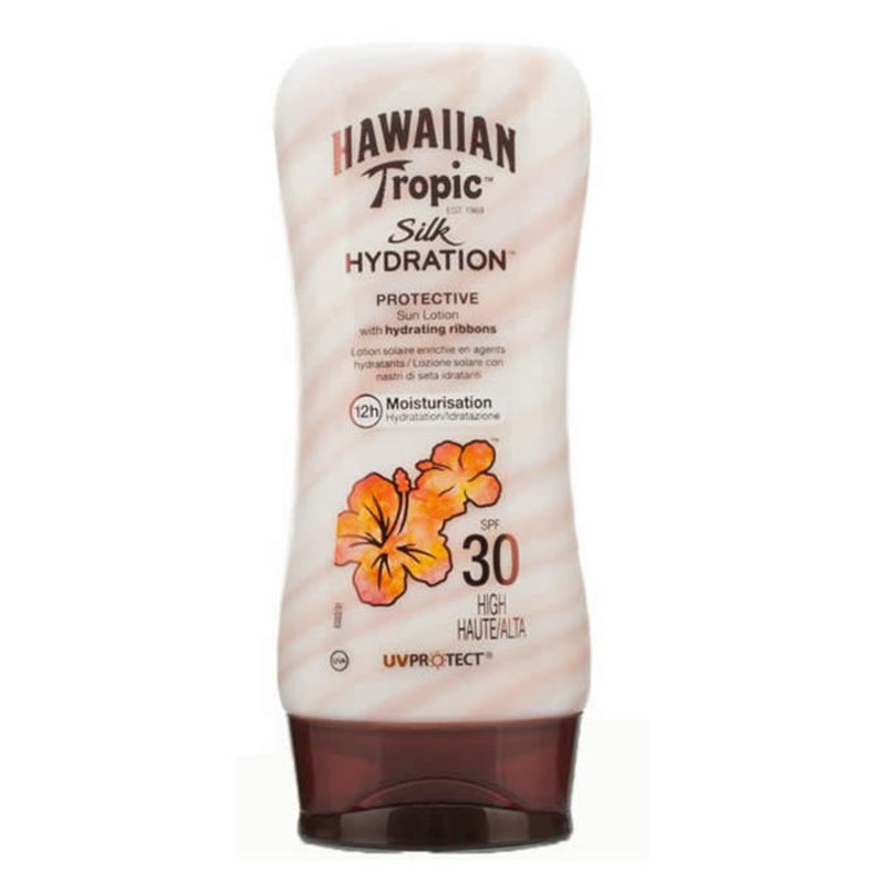 HAWAIIAN TROPIC LECHE SILK HYDRATION SPF30 180ML.