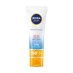 NIVEA SUN FACIAL BB ANTI-EDAD SPF50 50ML.