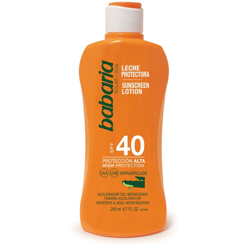 BABARIA SOLAR LECHE PROTECTORA ALOE SPF30 200ML.