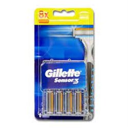 GILLETTE SENSOR 3 RECAMBIOS 8UND