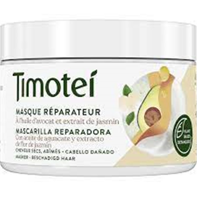 TIMOTEI MASCARILLA TARRO 250ML. AGUACATE&JAZMIN