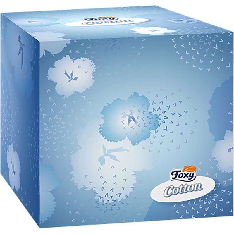 FOXY TISSUES COTTON ULTRA SOFT CAJA 60UND