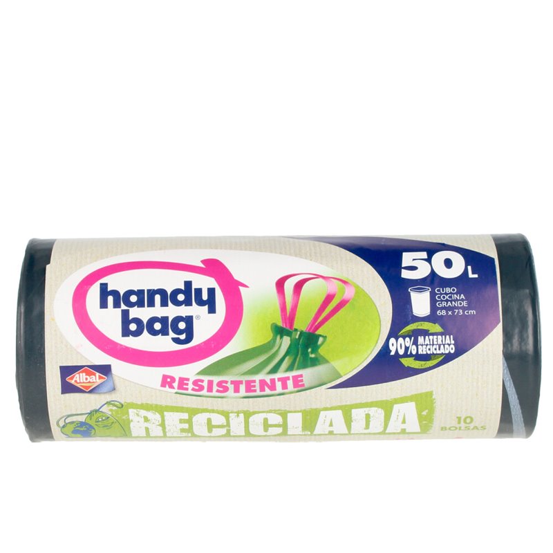 HANDY BAG BOLSAS BASURA AUTO-CIERRE 50LT 10UND