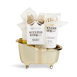 IDC INSTITUTE SCENTED GOLD BATHTUB 2 PIECES