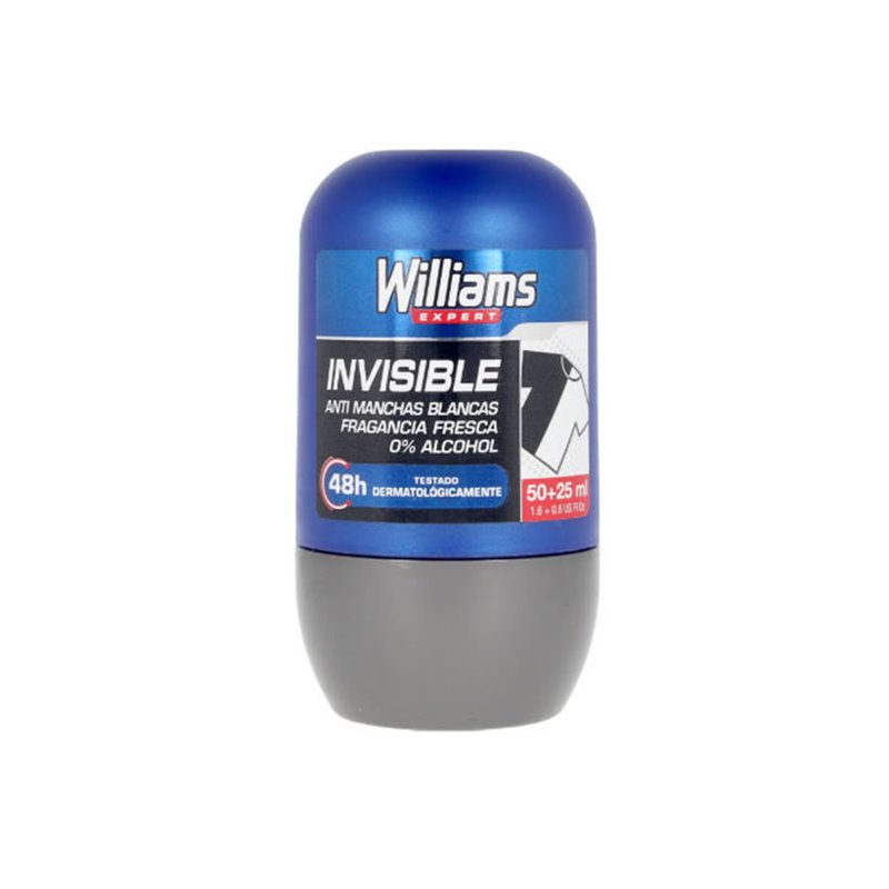WILLIAMS DEO ROLL-ON 50ML. INVISIBLE