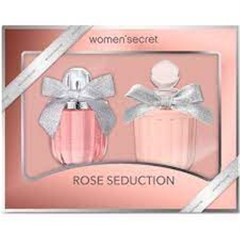 WOMEN SECRET SET ROSE SEDUCTION EDP 100VAPO+BODY 200ML.