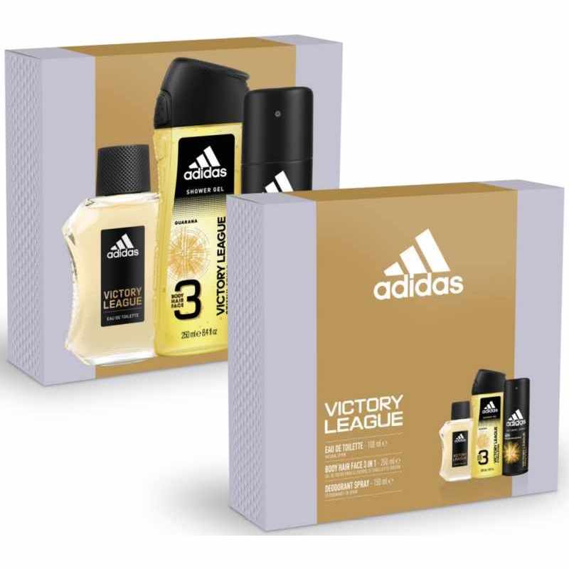 ADIDAS MAN VICTORY LEAGUE SET EDT 100VAPO+GEL+DEO