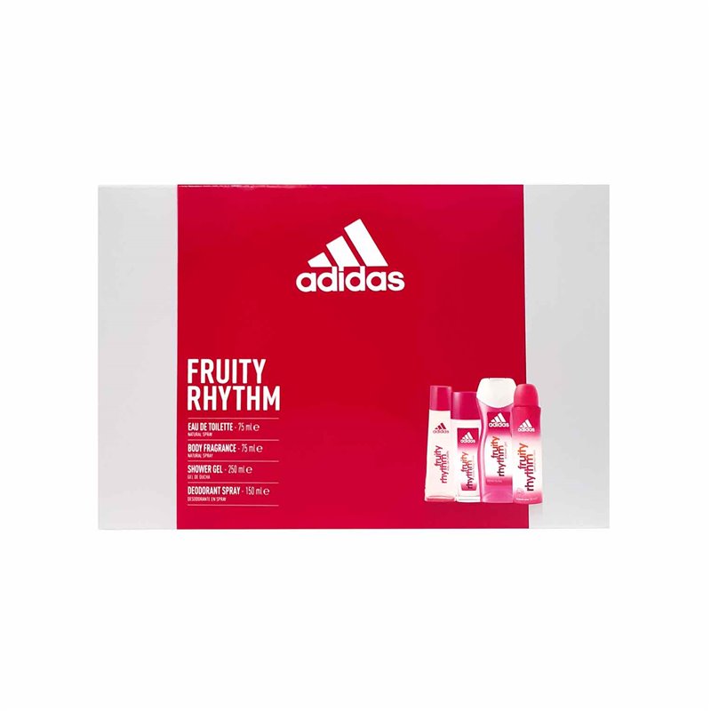 ADIDAS WOMAN FRUITTY RHYTHM SET EDT 100VAPO+GEL+DEO