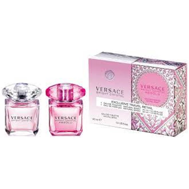 VERSACE BRIGHT CRYSTAL SET EDT 30VAPO+ABSOLU EDP 30VAPO