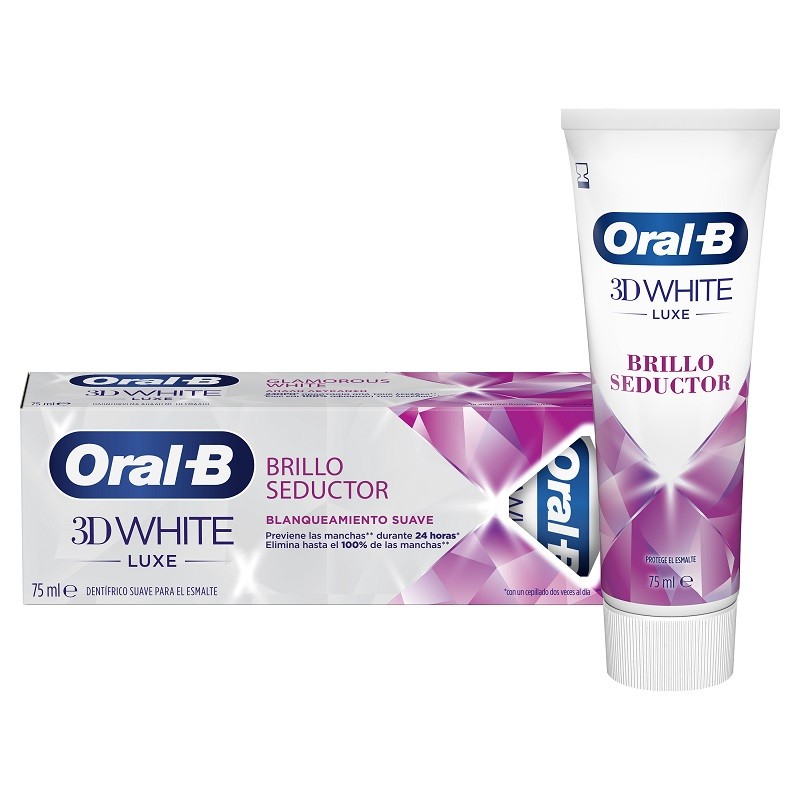 ORAL-B DENTIFRICO 3D WHITE LUXE BRILLO SEDUCTOR 75 ML