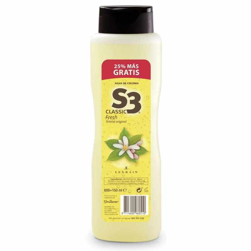 S-3 COLONIA 650+150ML CLASSIC FRESH