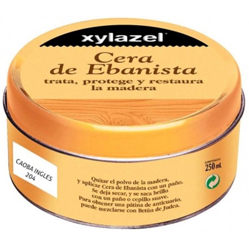 XYLAZEL CERA LATA 250ML CAOBA