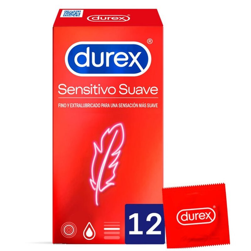 DUREX PRESERVATIVOS 12UND SENSITIVO SUAVE