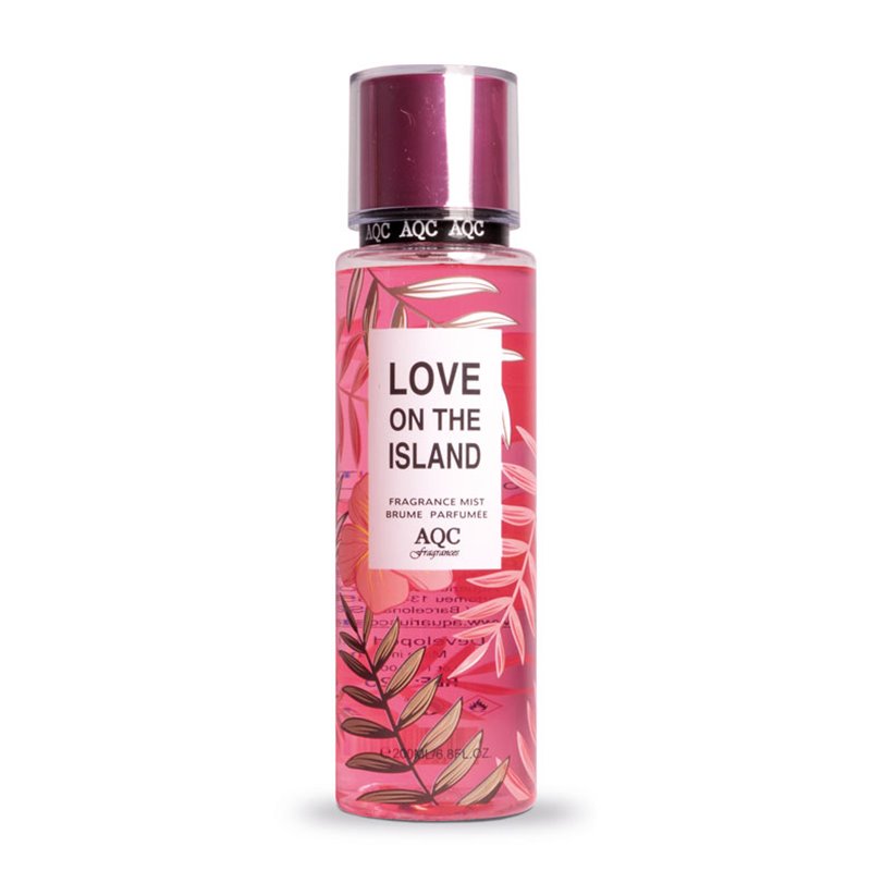 AQC FRAGANCES BODY MIST 200ML. LOVE ON THE ISLAND