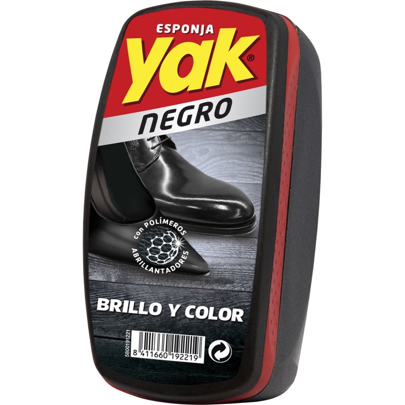 YAK ESPONJA CALZADO 1UND NEGRO