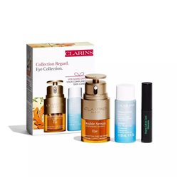 CLARINS COFRE DOBLE SERUM OJOS 20ML+MASCARA+DESMAQUILLANTE