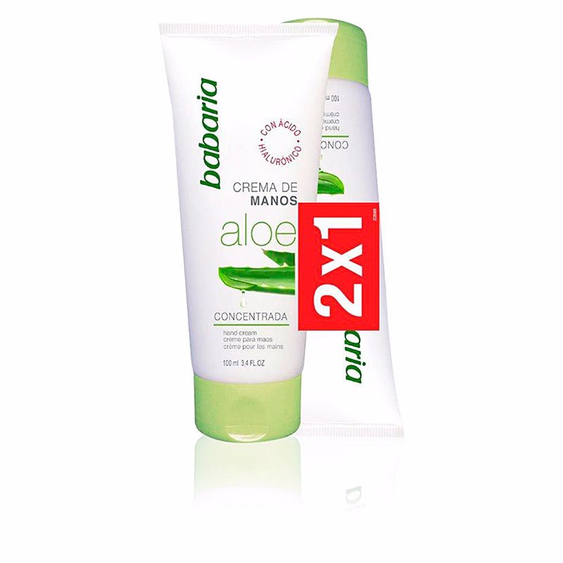 BABARIA CREMA DE MANOS ALOE 100 ML 2X1