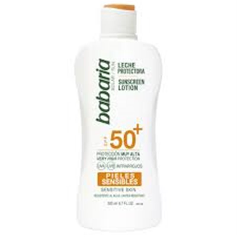 BABARIA SOLAR VIAJE 100ML P/SENSIBLE LECHE SPF50+