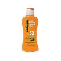 BABARIA SOLAR VIAJE 100ML ALOE LECHE SPF50