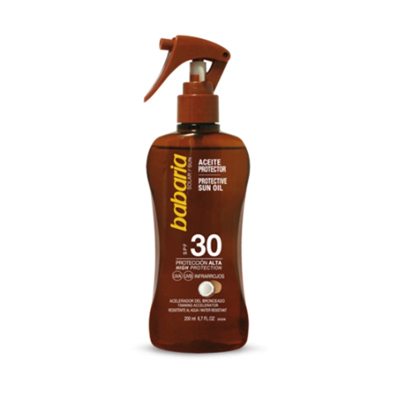 BABARIA SOLAR ACEITE PROTECTOR SPRAY COCO SPF30 200ML